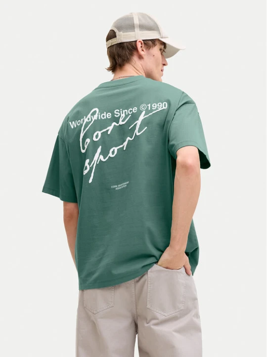 Zdjęcie produktu Jack & Jones T-Shirt Dust 12292982 Turkusowy Loose Leg