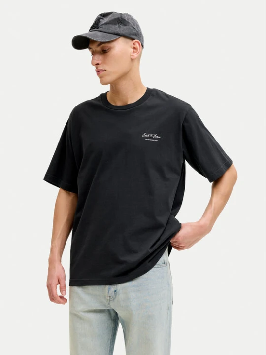 Zdjęcie produktu Jack & Jones T-Shirt Earchive 12297647 Czarny Regular Fit