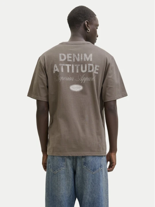 Zdjęcie produktu Jack & Jones T-Shirt Edover 12288005 Brązowy Regular Fit