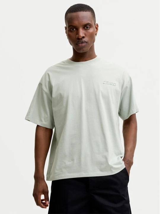 Zdjęcie produktu Jack & Jones T-Shirt Eterna 12295544 Zielony jasny Loose Fit