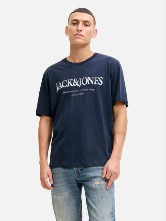 Zdjęcie produktu Jack & Jones T-Shirt Evin 12290173 Niebieski Regular Fit