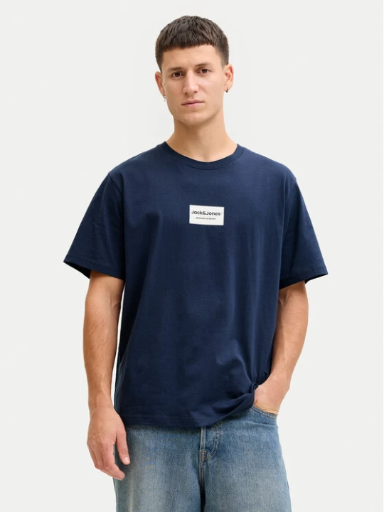 Zdjęcie produktu Jack & Jones T-Shirt Frank 12288092 Granatowy Relaxed Fit
