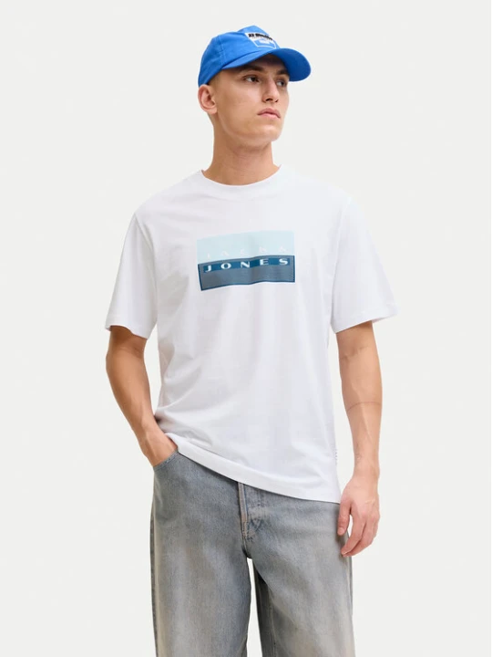 Zdjęcie produktu Jack & Jones T-Shirt Fusion 12289863 Biały Regular Fit