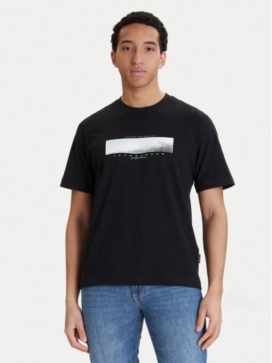 Zdjęcie produktu Jack & Jones T-Shirt Fusion 12289870 Czarny Relaxed Fit