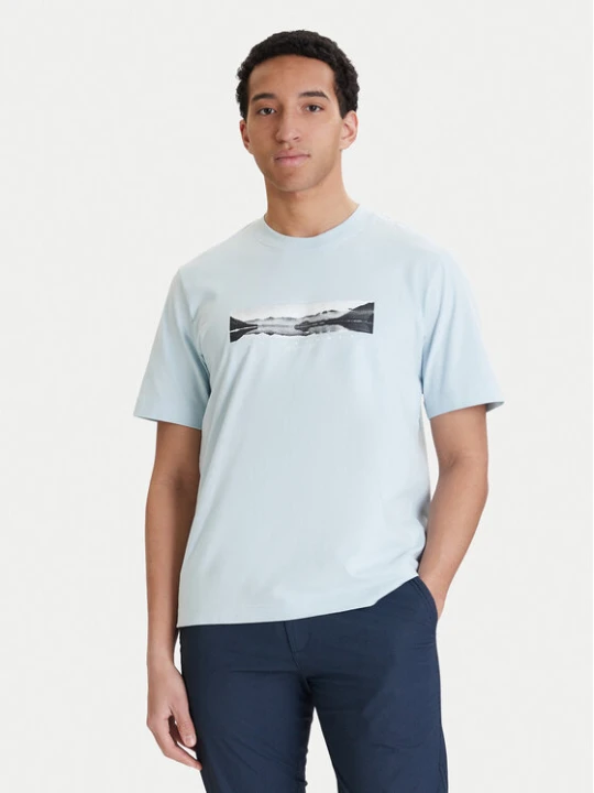 Zdjęcie produktu Jack & Jones T-Shirt Fusion 12289870 Niebieski jasny Relaxed Fit