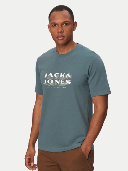 Zdjęcie produktu Jack & Jones T-Shirt Fusion 12289880 Zielony Regular Fit