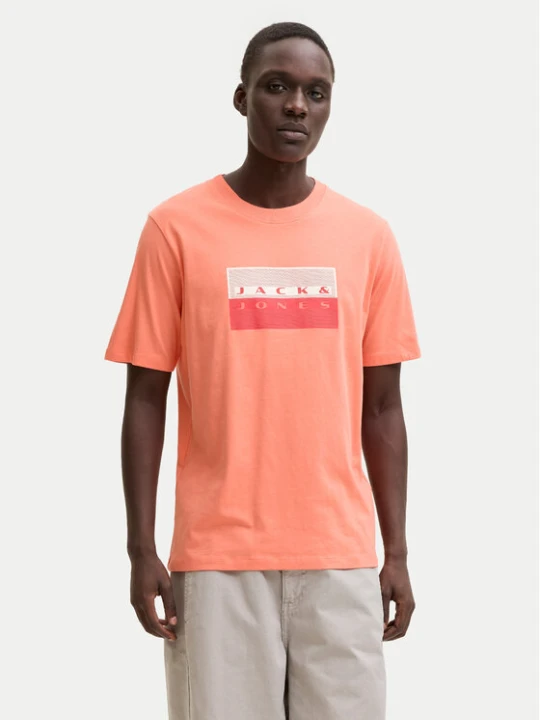 Zdjęcie produktu Jack & Jones T-Shirt Fusion Dots 12289863 Różowy Regular Fit