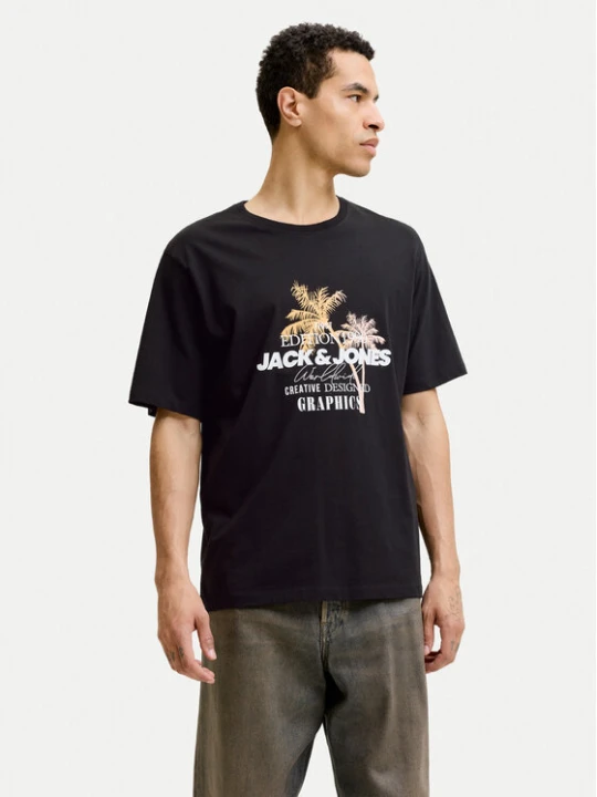 Zdjęcie produktu Jack & Jones T-Shirt Gradient Print 12288094 Czarny Regular Fit