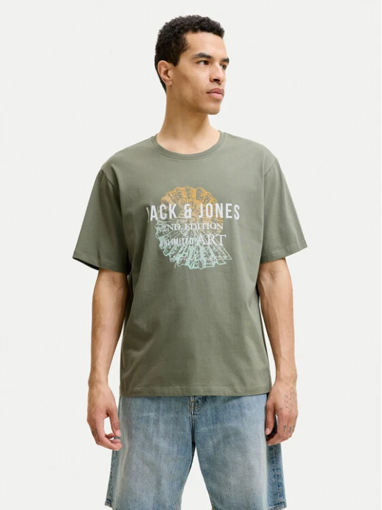 Zdjęcie produktu Jack & Jones T-Shirt Gradient Print 12288094 Szary Regular Fit