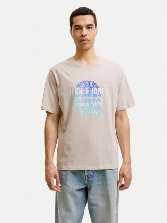 Zdjęcie produktu Jack & Jones T-Shirt Gradient Print 12288094 Szary Regular Fit