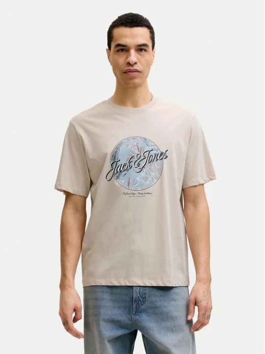 Zdjęcie produktu Jack & Jones T-Shirt Honolulu 12288088 Beżowy Regular Fit