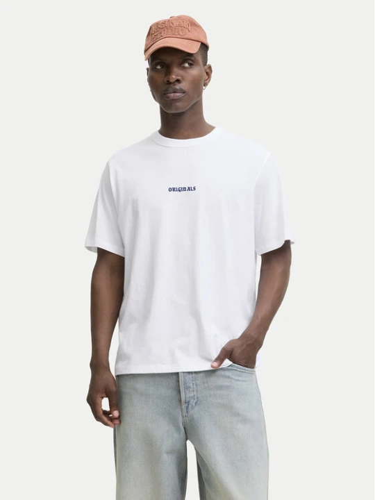 Zdjęcie produktu Jack & Jones T-Shirt Meadows Minimal 12283630 Biały Loose Fit