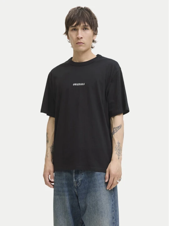 Zdjęcie produktu Jack & Jones T-Shirt Meadows Minimal 12283630 Czarny Loose Fit
