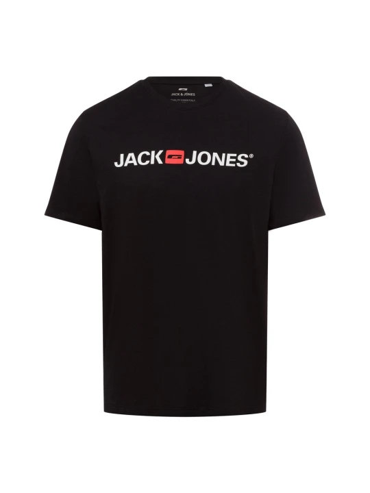 Zdjęcie produktu Jack & Jones T-shirt Mężczyźni Dżersej czarny