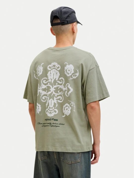 Zdjęcie produktu Jack & Jones T-Shirt Montauk Back 12290892 Zielony Regular Fit
