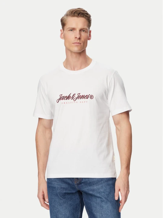 Zdjęcie produktu Jack & Jones T-Shirt Montauk Type 12290887 Biały Regular Fit