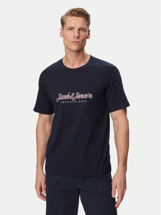 Zdjęcie produktu Jack & Jones T-Shirt Montauk Type 12290887 Niebieski Regular Fit