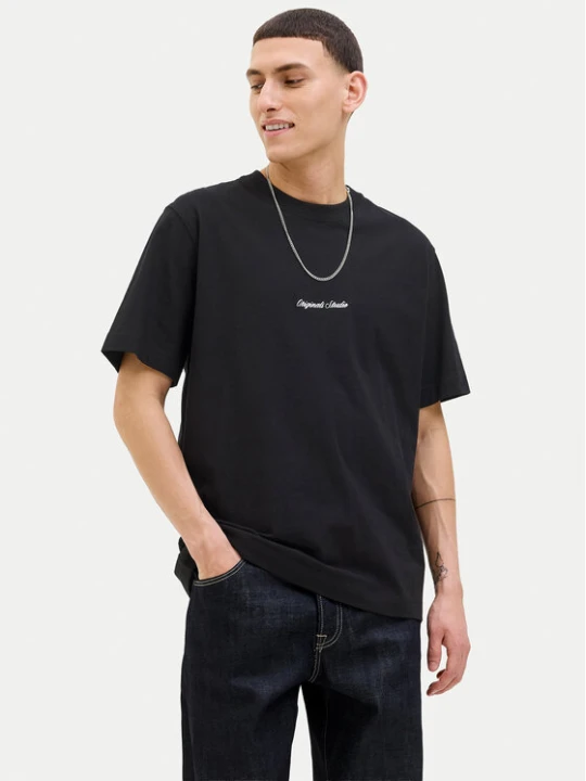 Zdjęcie produktu Jack & Jones T-Shirt Norrebro 12282892 Czarny Relaxed Fit