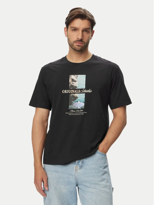 Zdjęcie produktu Jack & Jones T-Shirt Norrebro Photo 12291022 Czarny Regular Fit