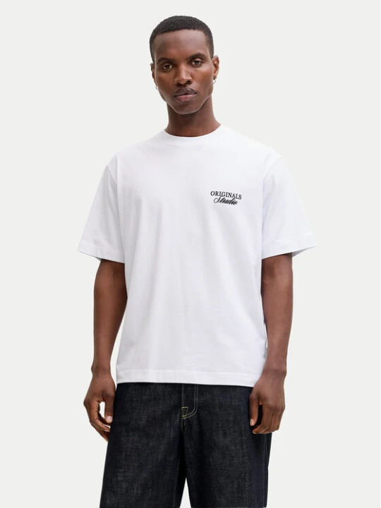 Zdjęcie produktu Jack & Jones T-Shirt Norrebro Typo 12282898 Biały Regular Fit