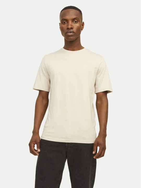 Zdjęcie produktu Jack & Jones T-Shirt Oragnic Basic 12156101 Beżowy Regular Fit