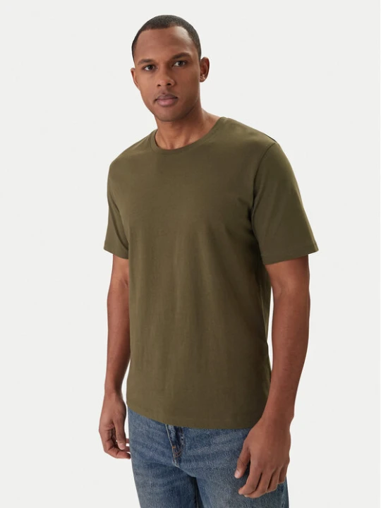 Zdjęcie produktu Jack & Jones T-Shirt Orrganic Basic 12156101 Zielony Slim Fit