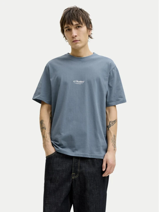 Zdjęcie produktu Jack & Jones T-Shirt Paulos 12278787 Niebieski Relaxed Fit