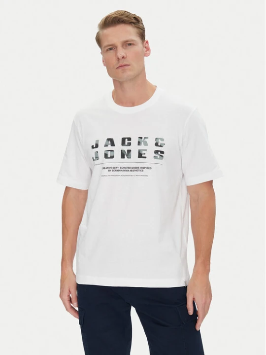Zdjęcie produktu Jack & Jones T-Shirt Recharge 12274716 Biały Relaxed Fit