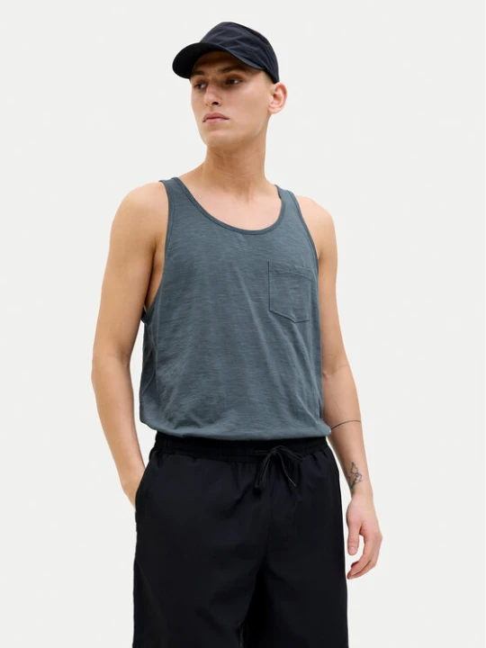 Zdjęcie produktu Jack & Jones Tank top Varenna 12273165 Szary Regular Fit
