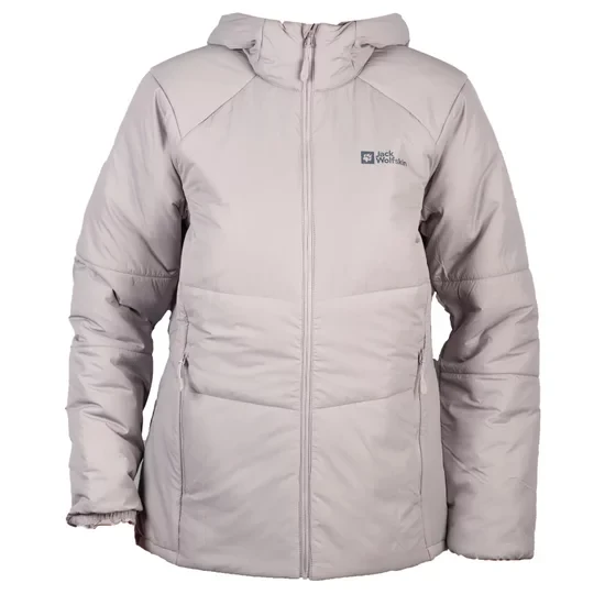 Zdjęcie produktu Jack Wolfskin Bergland INS Hoody W 1207221-2174, Damskie, Szare, kurtki, poliester, rozmiar: L
