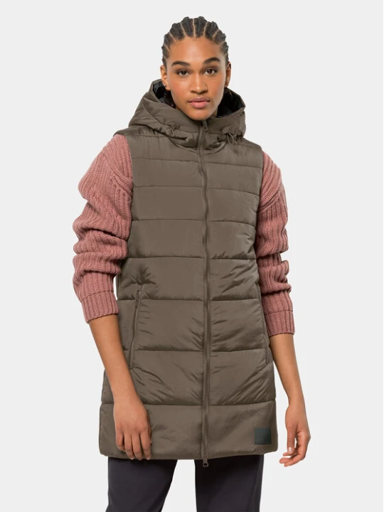 Zdjęcie produktu Jack Wolfskin Bezrękawnik Eisbach Vest 1206991 Brązowy Regular Fit