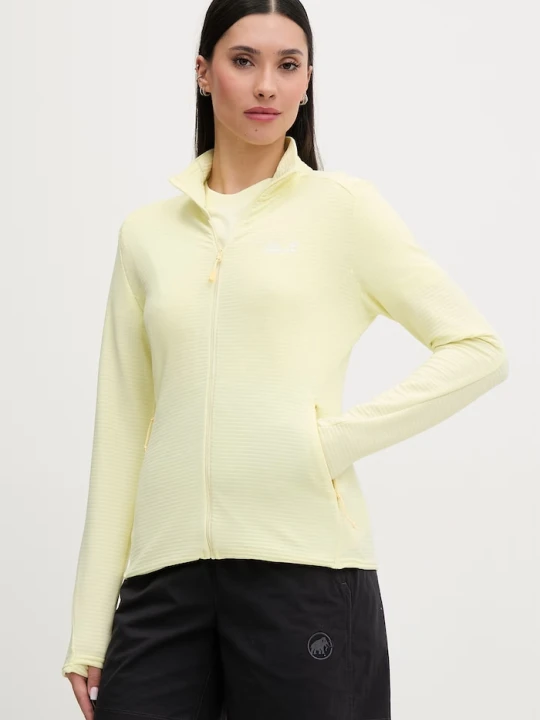 Zdjęcie produktu Jack Wolfskin bluza damska Litestride żółty