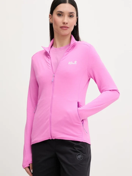 Zdjęcie produktu Jack Wolfskin bluza damska Litestride różowy