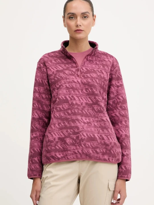Zdjęcie produktu Jack Wolfskin bluza outdoorowa BIG SKY fioletowy