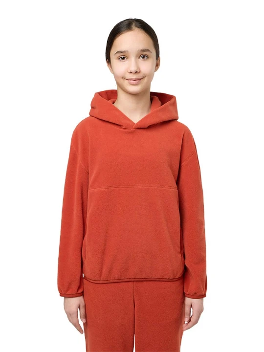 Zdjęcie produktu Jack Wolfskin Bluza polarowa "Smileyworld" w kolorze pomarańczowym rozmiar: 140