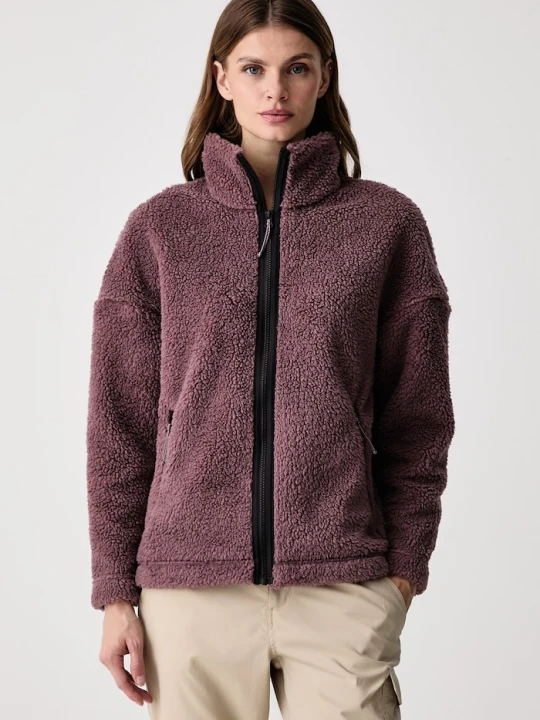 Zdjęcie produktu Jack Wolfskin bluza rozpinana damska polarowa STONE LITE fioletowy