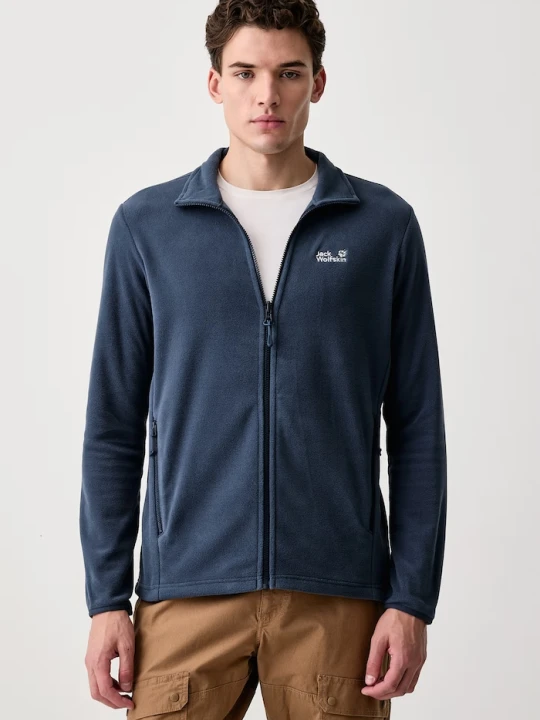Zdjęcie produktu Jack Wolfskin bluza rozpinana męska Taunus 100 granatowy