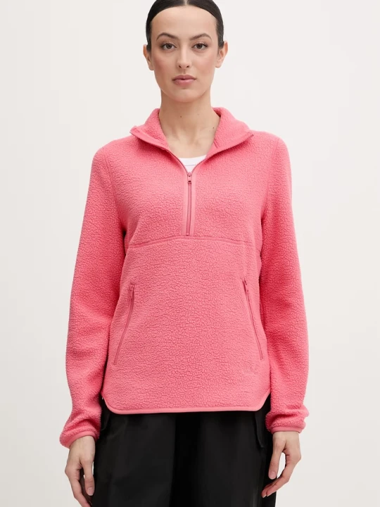 Zdjęcie produktu Jack Wolfskin bluza sportowa damska polarowa Lite Curl różowy