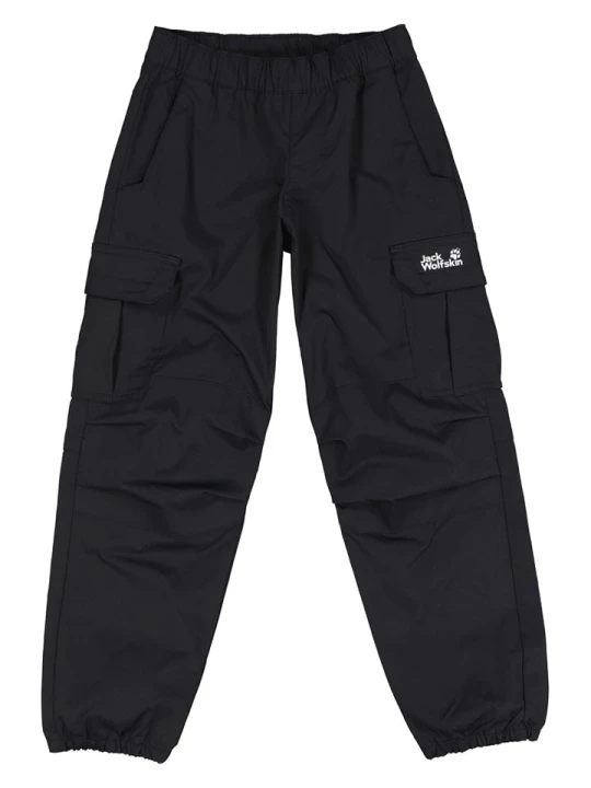 Zdjęcie produktu Jack Wolfskin Bojówki w kolorze czarnym rozmiar: 152