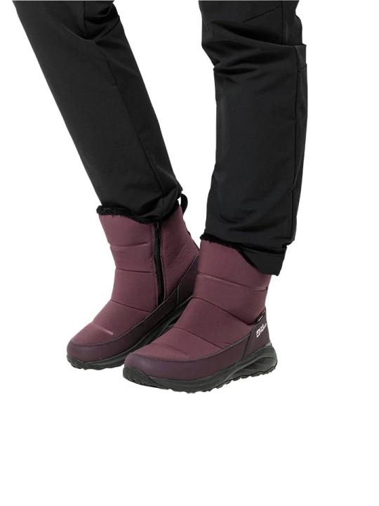 Zdjęcie produktu Jack Wolfskin Botki zimowe "Dromoventure Texapore" w kolorze bordowym rozmiar: 39