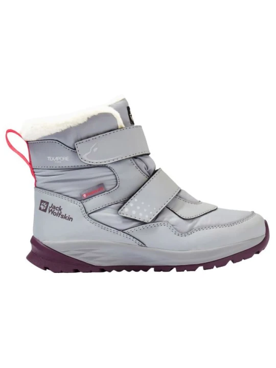 Zdjęcie produktu Jack Wolfskin Botki zimowe "Polar Bear-g" w kolorze srebrnym rozmiar: 28