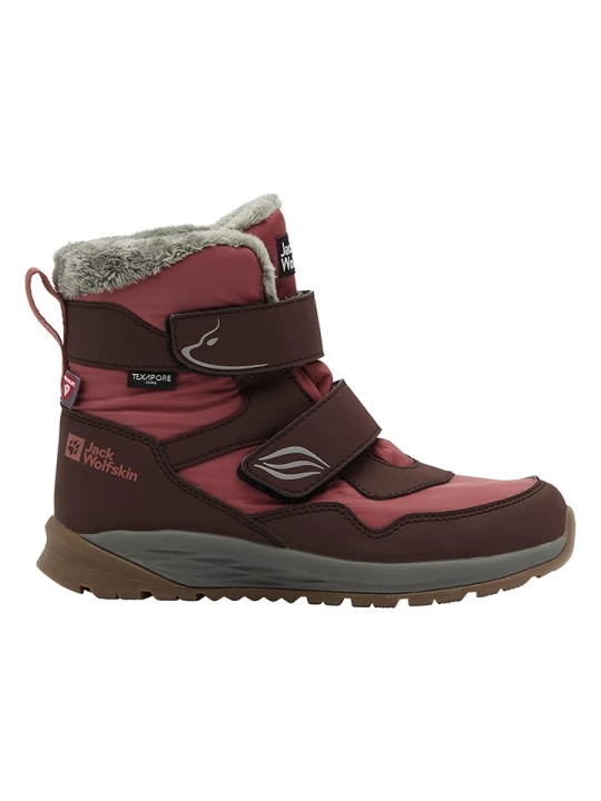 Zdjęcie produktu Jack Wolfskin Botki zimowe "Polar Bear" w kolorze bordowo-różowym rozmiar: 30