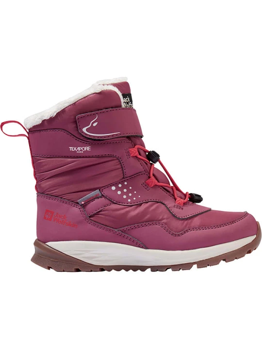Zdjęcie produktu Jack Wolfskin Botki zimowe "Polar Bear" w kolorze jagodowym rozmiar: 27