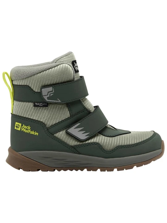 Zdjęcie produktu Jack Wolfskin Botki zimowe "Polar Bear" w kolorze zielonym rozmiar: 33