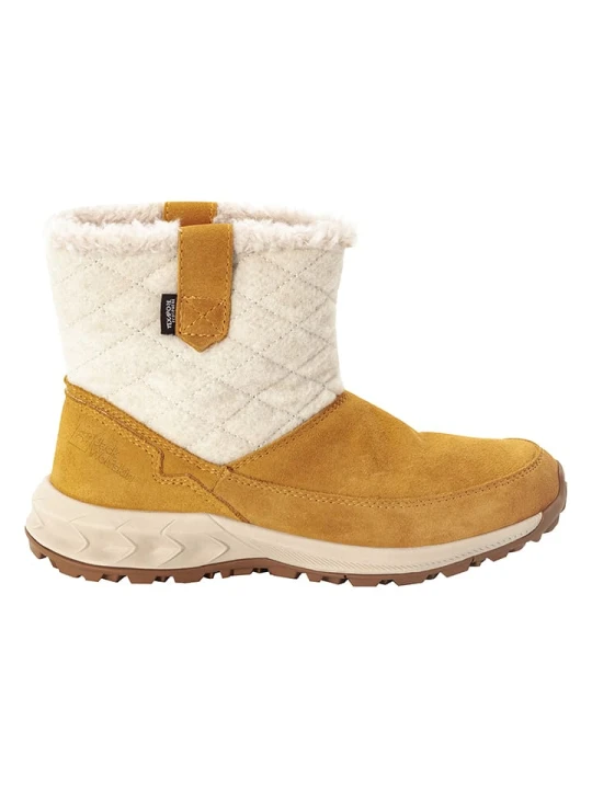 Zdjęcie produktu Jack Wolfskin Botki zimowe "Queenstown" w kolorze jasnobrązowo-kremowym rozmiar: 39