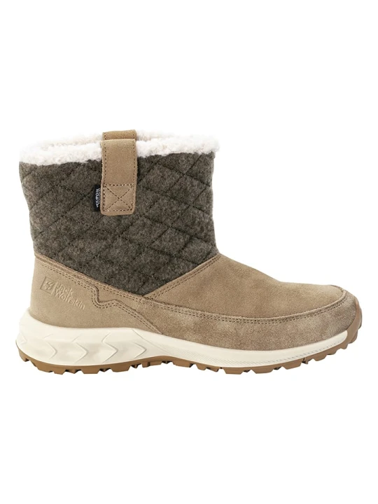 Zdjęcie produktu Jack Wolfskin Botki zimowe "Queenstown" w kolorze szarobrązowym rozmiar: 40