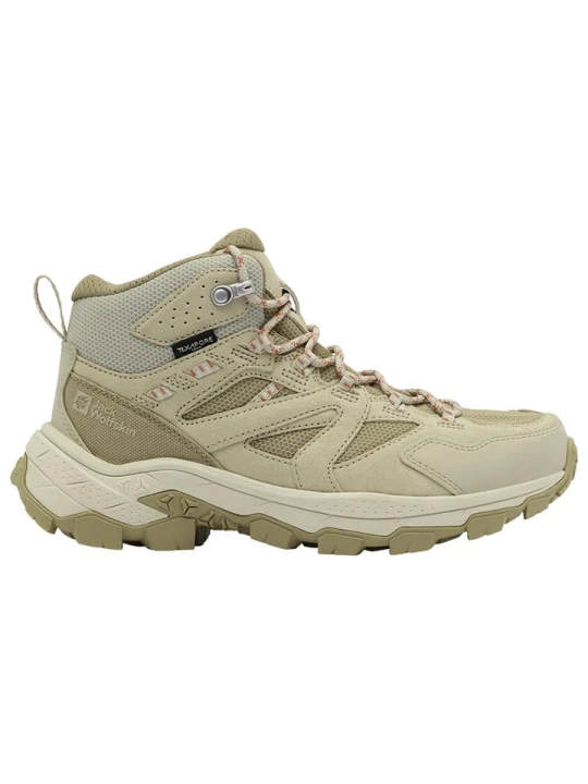 Zdjęcie produktu Jack Wolfskin Buty turystyczne "Vojo Tour" w kolorze beżowym rozmiar: 37