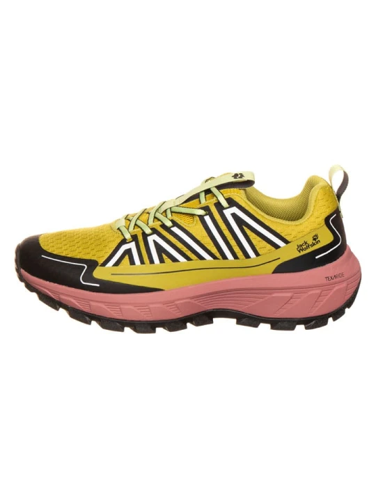 Zdjęcie produktu Jack Wolfskin Buty "Wide Hike Texapore Low" w kolorze żółtym do biegania rozmiar: 40, 5