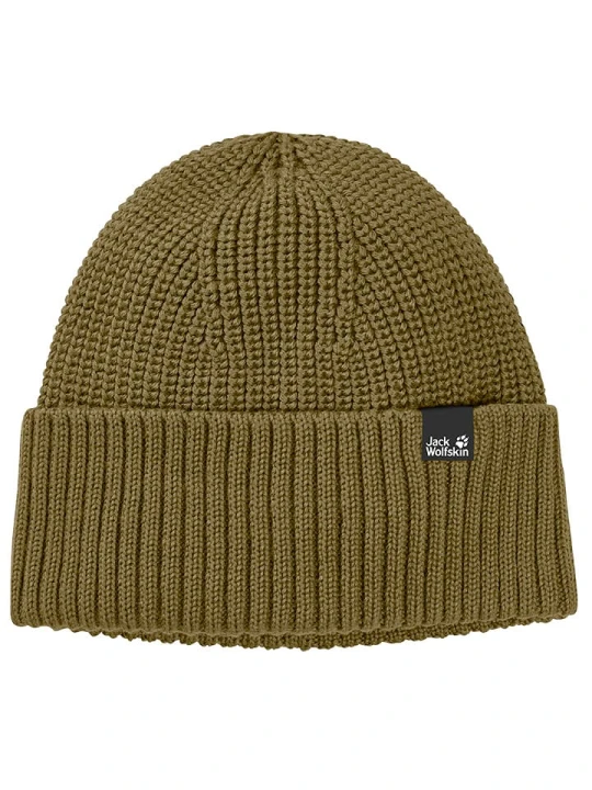 Zdjęcie produktu Jack Wolfskin Czapka beanie w kolorze khaki rozmiar: onesize