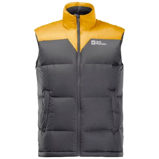 Zdjęcie produktu Jack Wolfskin Dna Tundra Down Vest M 1207181-3802, Męskie, Szare, bezrękawniki, poliester, rozmiar: XXL